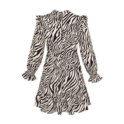 Платье мини женское c крылышками MIST, размер 48, бежевое