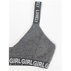 4024-22 Топ для девочки серый (BAYKAR)