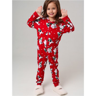 Пижама-комбинезон трикотажная унисекс для детей