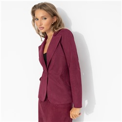 Жакет приталенного силуэта, Шоу-показ (бордовый)