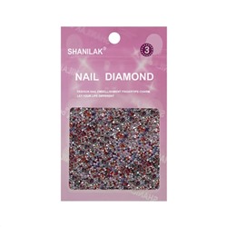 Nail Art Стразы для ногтей №3, мульти 15826
