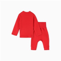 Костюм детский новогодний (кофточка, штанишки) «Крошка Я. Зимние друзья», рост 92-98 см