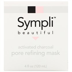 Sympli Beautiful, маска из активированного угля для очищения пор, 120 мл (4 жидк. унции)