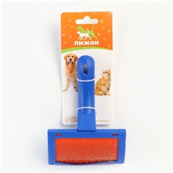 Пуходерка без капель, эргономичная ручка, 10×15 см, микс