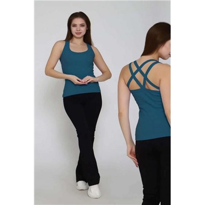 Майка женская 86082 (Изумрудный)