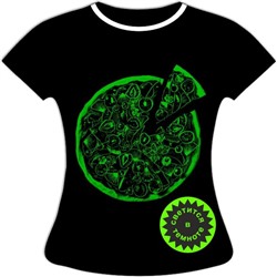 Женская футболка Пицца 1073