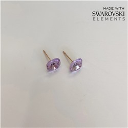 Серьги с кристаллами Swarovski