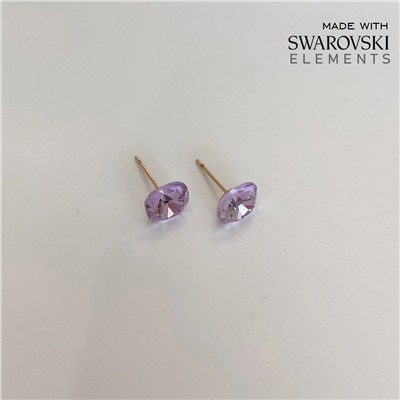 Серьги с кристаллами Swarovski