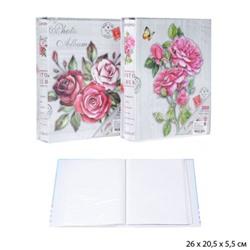 Фотоальбом 200 фото 10х15 Цветы / 9257 /уп 36/