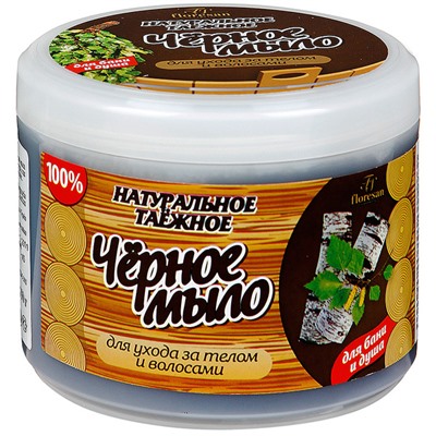Флоресан МЫЛО ЧЕРНОЕ д/бани и душа 450мл/6