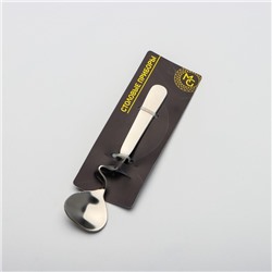 Ложка десертная из нержавеющей стали Magistro, длина 14.5 см, цвет серебряный