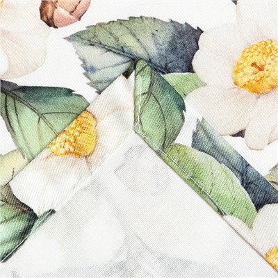 Скатерть «Этель» Camellia, размер 145×220 см, хлопок 100%, саржа 190 г/м²
