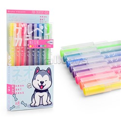 Набор гелевых ручек "Neon.Kawaii animals" 0.8 мм, 8 цветов