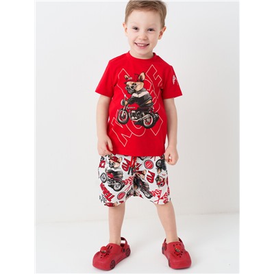 Комплект трикотажный для мальчиков: фуфайка (футболка), шорты