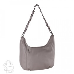 Сумка женская кожаная 8559 gray white Polina&Eiterou