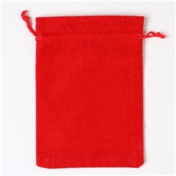 Мешочек новогодний подарочный с термонаклейкой «Посылка для тебя», 13×18 см ± 1.5 см