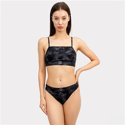 Трусы женские бразильяно Mark Formelle, чёрные, размер 48 (L)