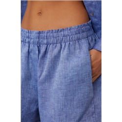 Шорты  SRT242_Salvia Blue/Голубой меланж