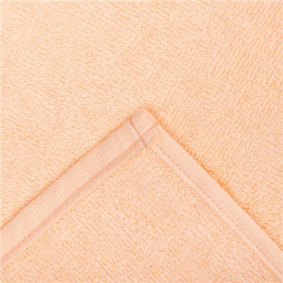 Полотенце махровое «Экономь и Я», 70×130 см, хлопок 100%, персиковое