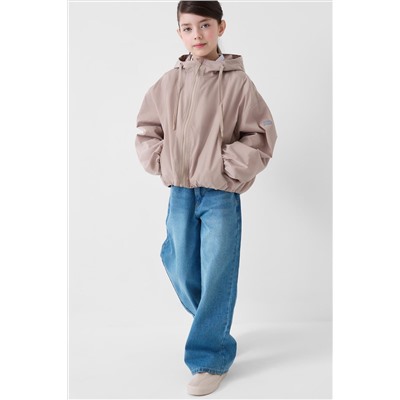 Куртка текстильная с полиуретановым покрытием для девочек (ветровка) PLAYTODAY, 1244408