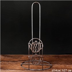 Держатель для бумажных полотенец металл Чайничек / BT-130 /уп 300/ 27х14 см/ 0,072