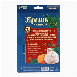 Валяние из шерсти на новый год. Брошь своими руками «Снеговичок», новогодний набор для творчества