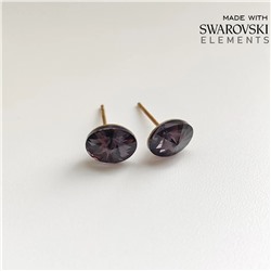 Серьги с кристаллами Swarovski