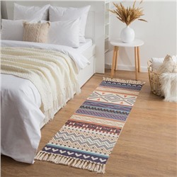 Ковёр «Этель. Грани», 60×180 см, хлопок 50%