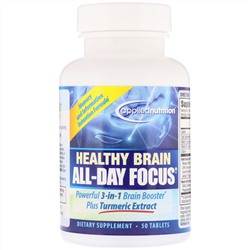 appliednutrition, Healthy Brain All-Day Focus, 50 таблеток