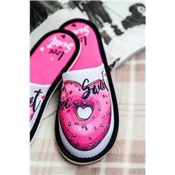 Тапки Пончики Love is Sweet  женские