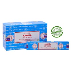 SATYA Бангалор Ароматические палочки Karma  (15г.*12уп)