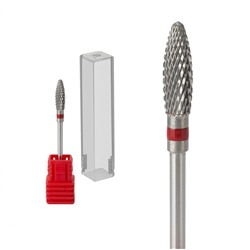 Nail Art Фреза пламя, красный 13270