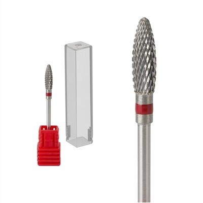 Nail Art Фреза пламя, красный 13270