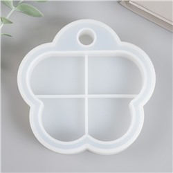 Молд силиконовый «Шкатулка цветок - нижний ярус» 10.2×10.8×2.6 см