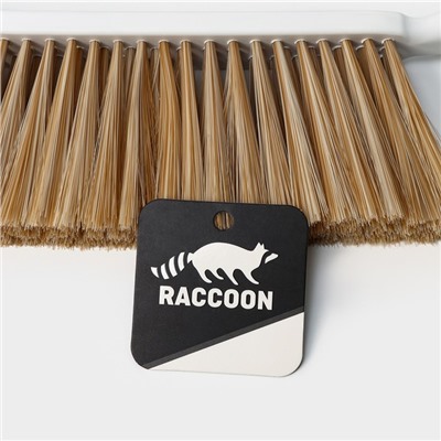 Щётка - сметка Raccoon Breeze, удобная ручка, 37.5×2.8 см, ворс PET 7.5 см, 3 ряда по 25 пучков