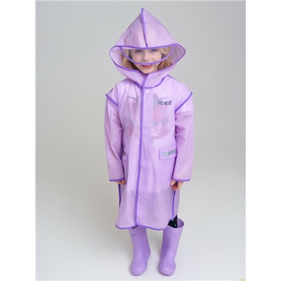 Плащ из полимерного материала для девочек (дождевик)