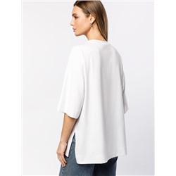 Футболка свободного кроя с авторским принтом