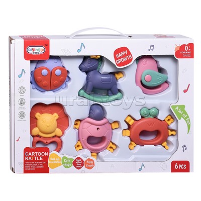 Набор погремушек "Детство" в коробке