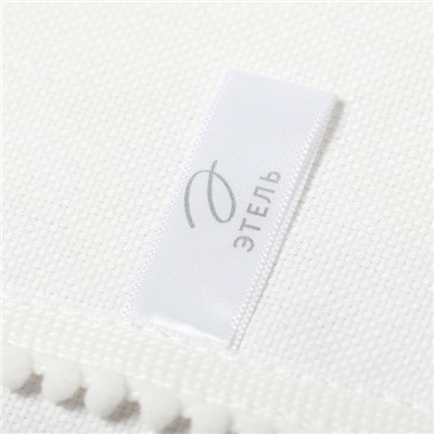 Дорожка на стол Этель «Полевые цветочки» 40×146 см, рогожка 176 г/м², 100% хлопок, белая