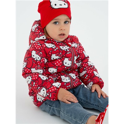 Куртка детская текстильная с полиуретановым покрытием для девочек