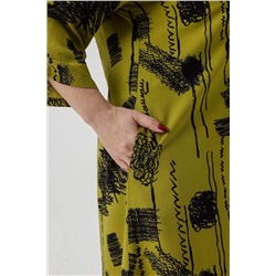 Платье  6145/05/Горчичный