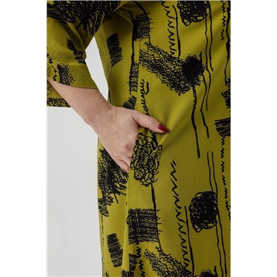 Платье  6145/05/Горчичный