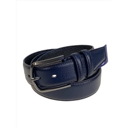 Ремень мужской из искусственной кожи, цвет синий