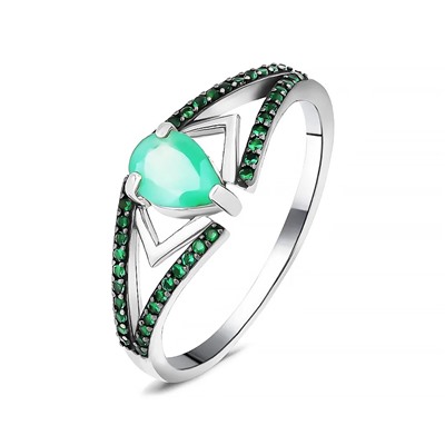 Кольцо, изумруд берилл , наноизумруд, SL-RIC108