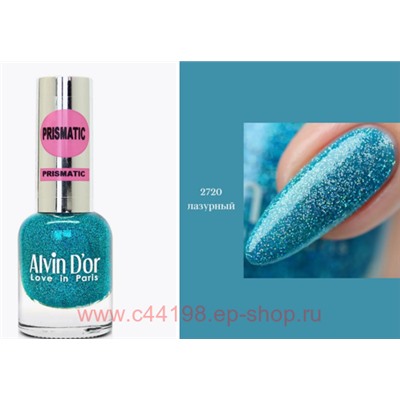 Alvin D`or Лак для ногтей  Prismatic тон 2720 лазурный 12 мл