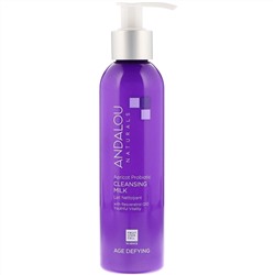 Andalou Naturals, Cleansing Milk, абрикосовый пробиотик, антивозрастной, 178 мл (6 жидких унций)