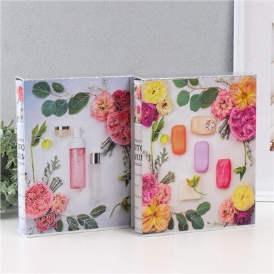 Фотоальбом на 100 фото 10×15 см «Красота спасёт мир», в коробке, 5.7×20.7×26 см, МИКС