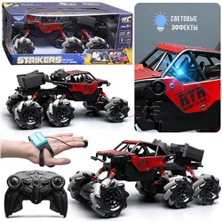 Машина "Шестиколесный Монстр" р/у, 27 MHz,в  коробке