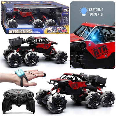 Машина "Шестиколесный Монстр" р/у, 27 MHz,в  коробке