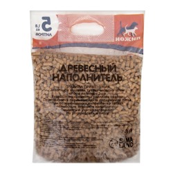 Наполнитель древесный «Пижон» 5 л